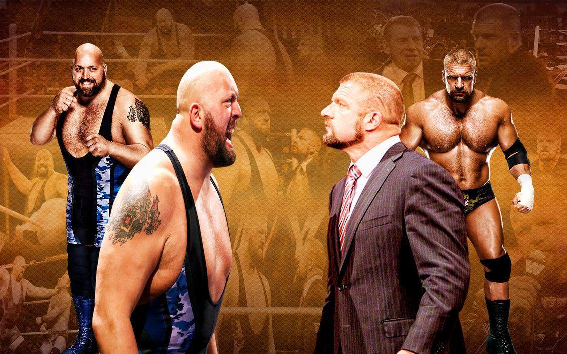 Big Show Vs Triple H Wallpaper !