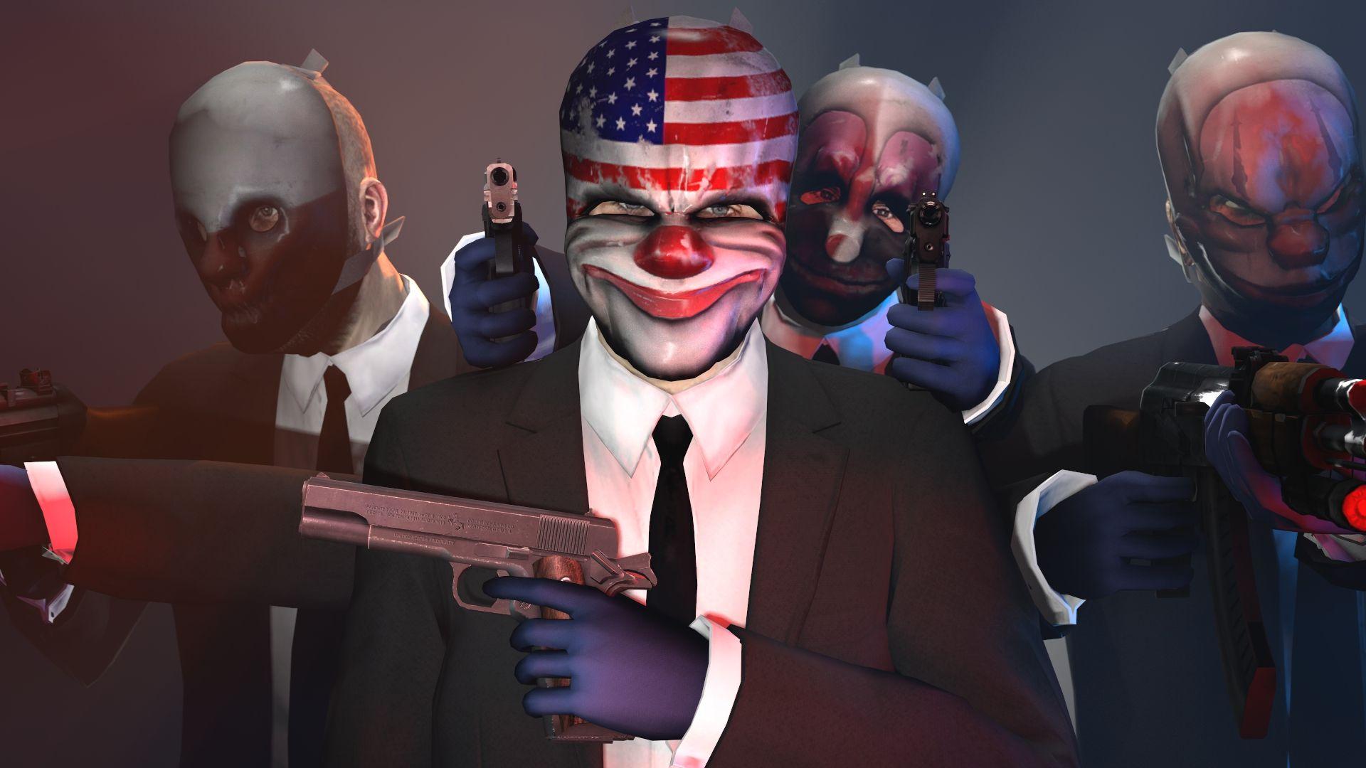 Пэй дэй моды. Игра ограбление банка в масках payday 2. Пэй Дэй 2. Payday 1.