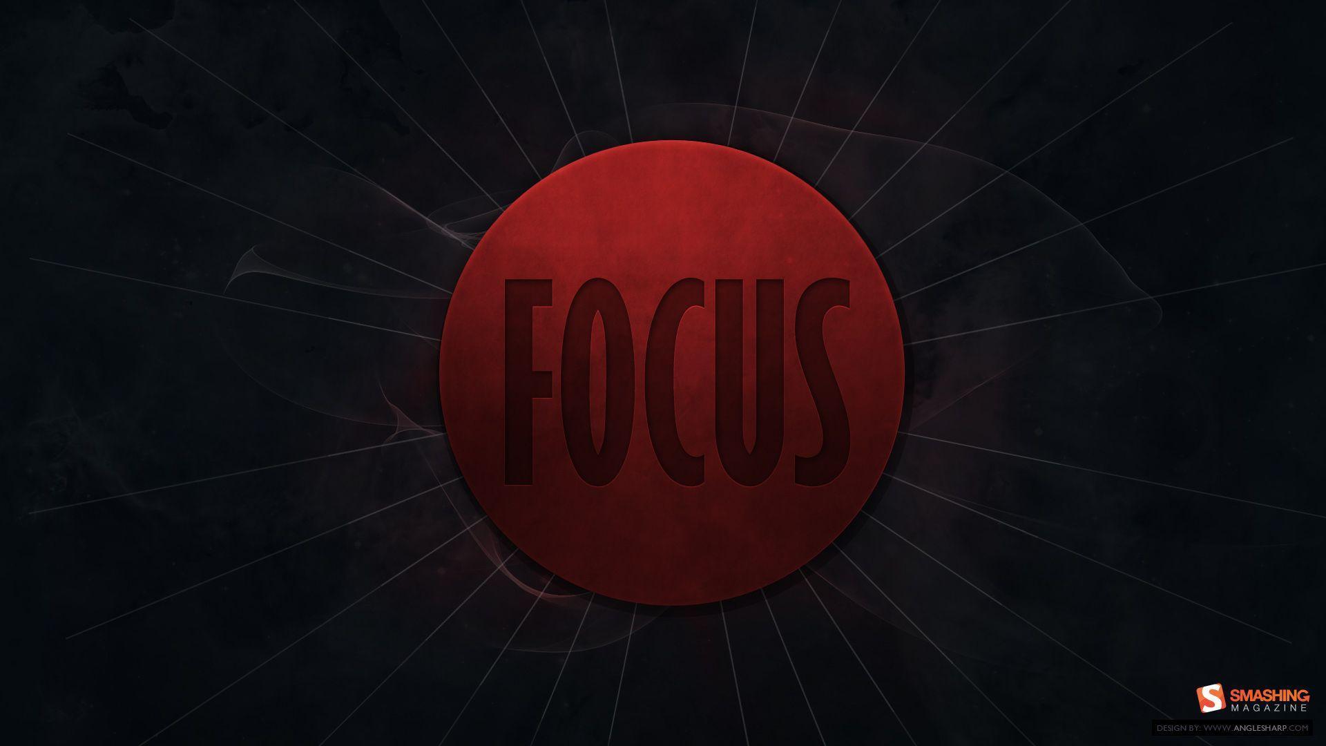 Focus Word Wallpaper 4k