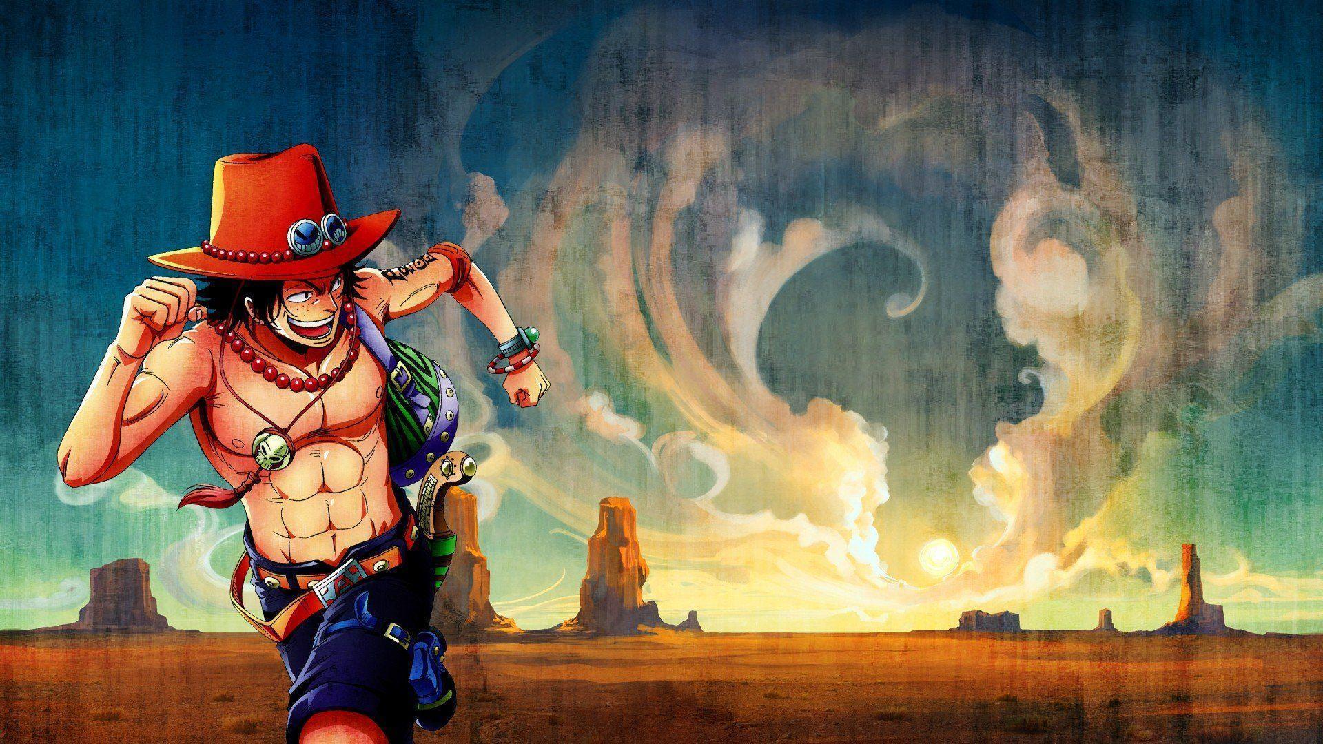 One Piece (anime) Portgas D Ace Yoshairo wallpaperx1080