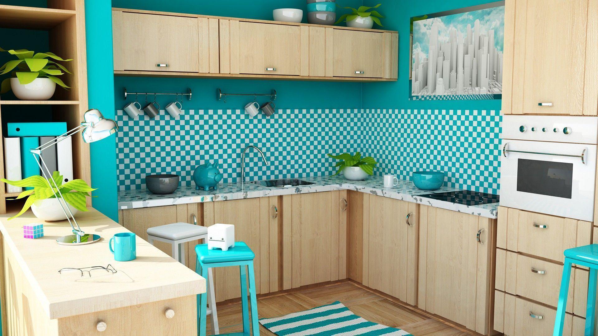 Beautiful Kitchen HD Wallpaper
