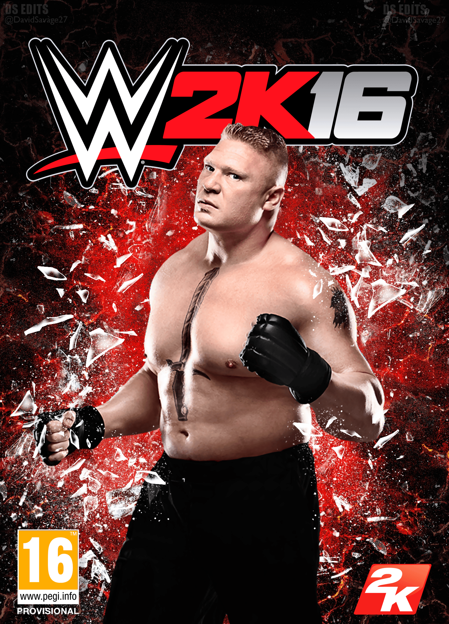 WWE 2K16 Brock Lesnar By Ultimate Savage