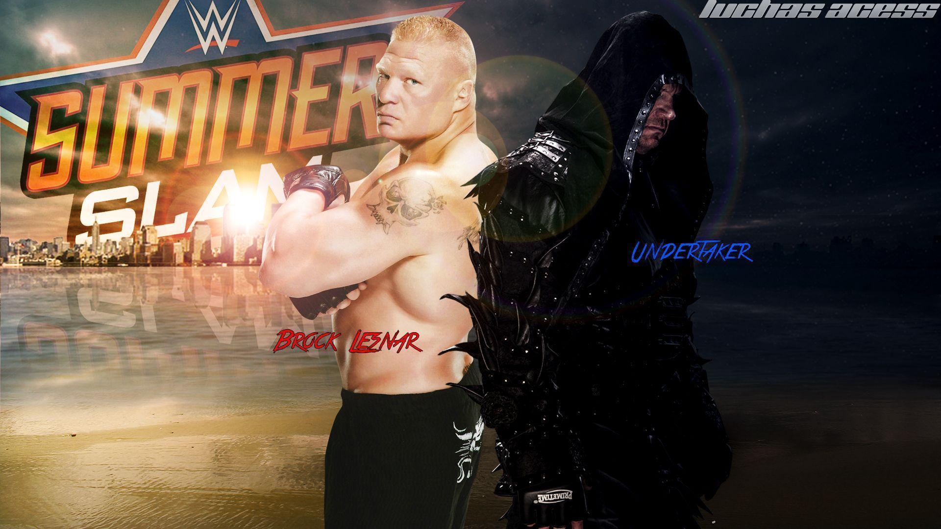 Wwe Summerslam 2015 John Cena Vs Brock Lesnar Wallpaper