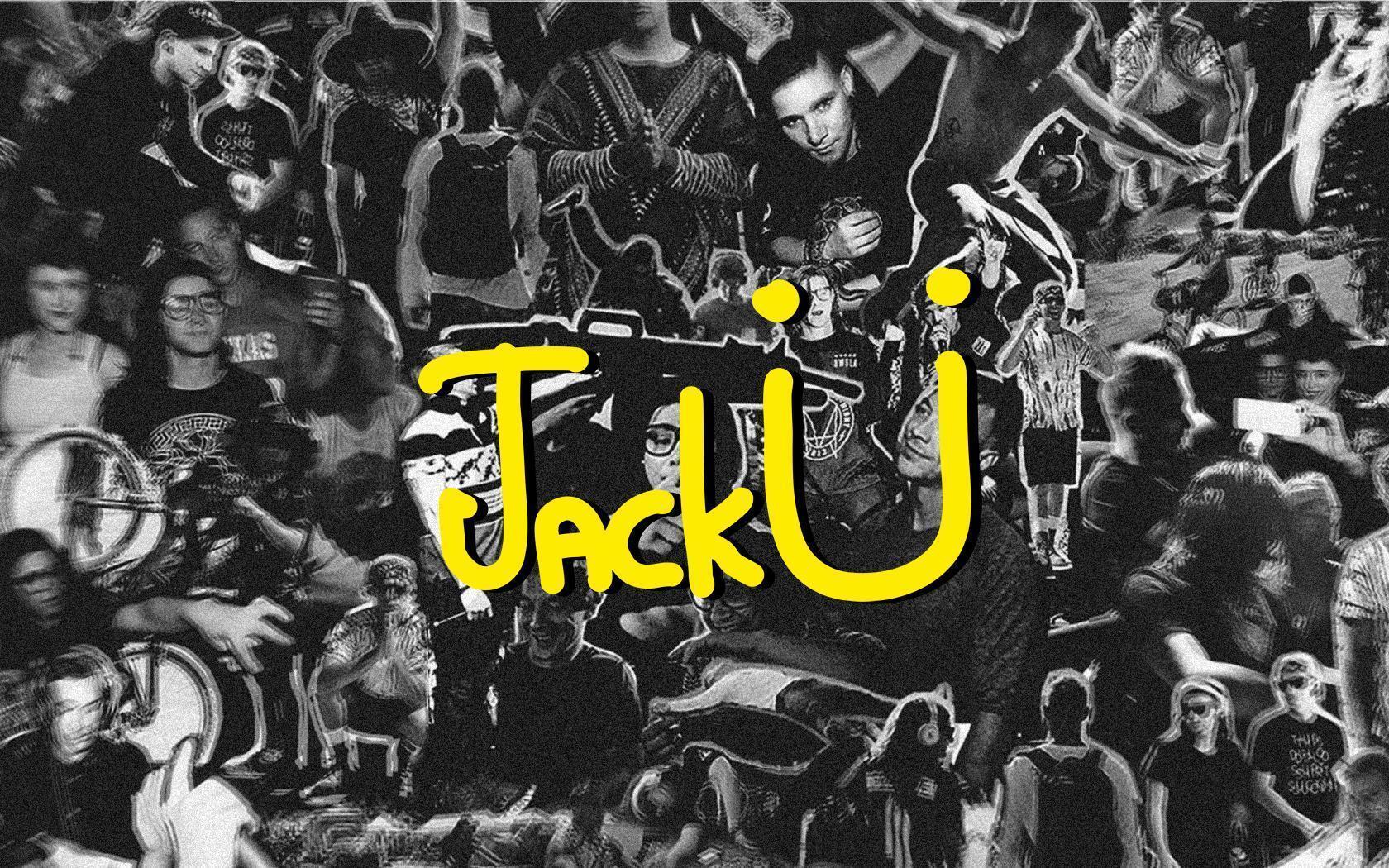 I through together a quick little Jack Ü themed wallpaper. 1680 x