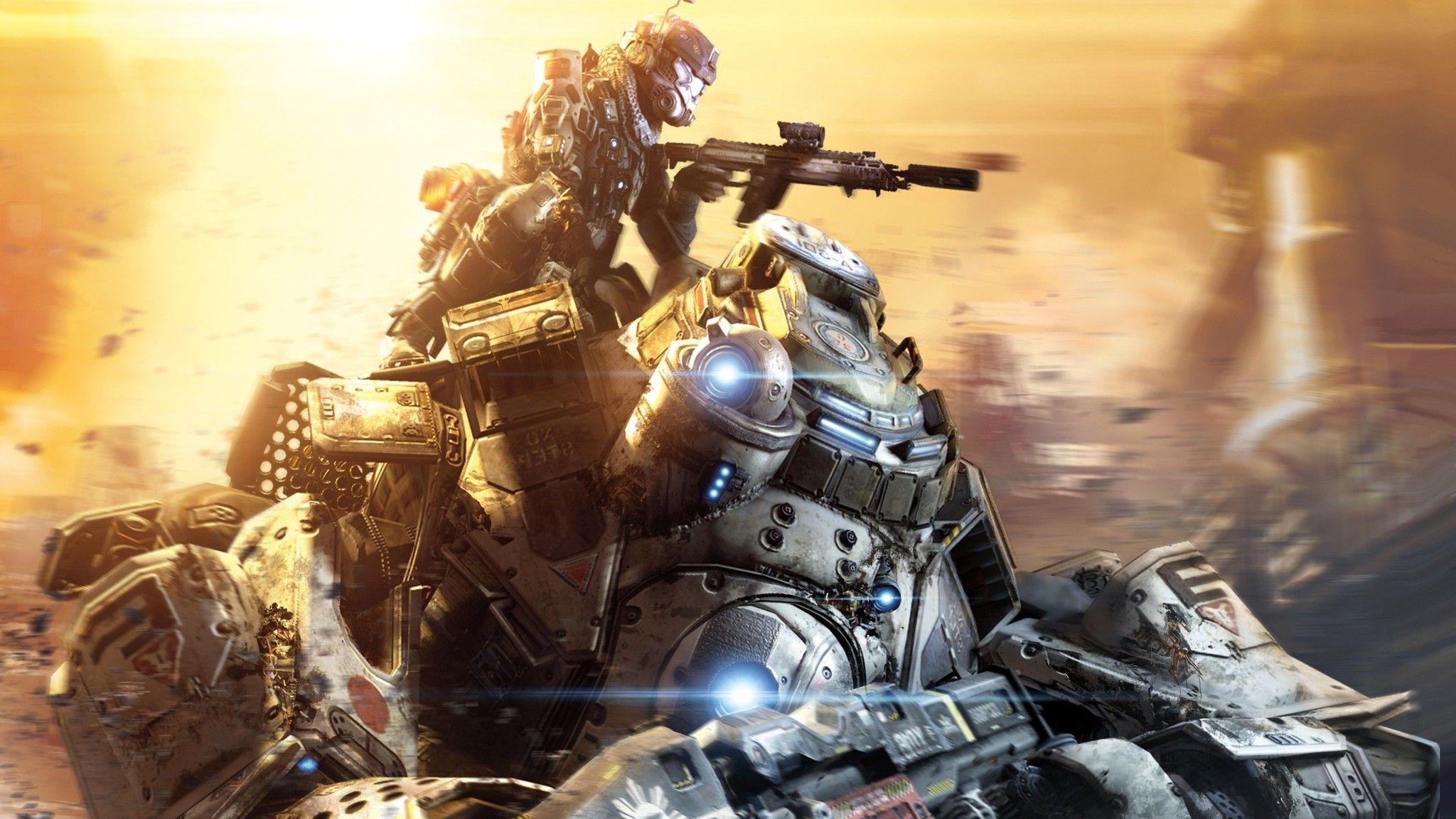 Download Titanfall Game HD Wallpaper In 2048x1152 Screen Resolution