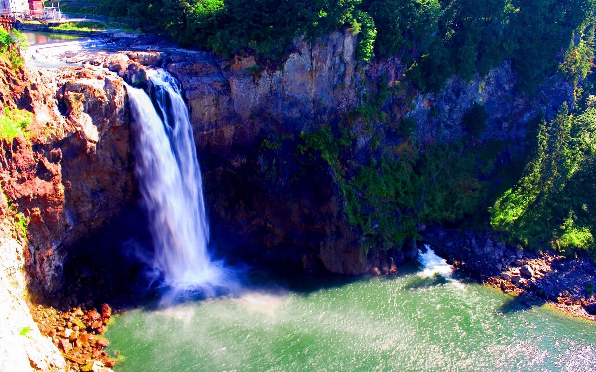 Wallpaper Waterfalls For Free X Snoqualmie Falls 1920x1200