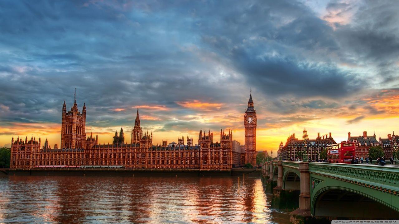 Westminster Palace At Twilight HD desktop wallpaper, High