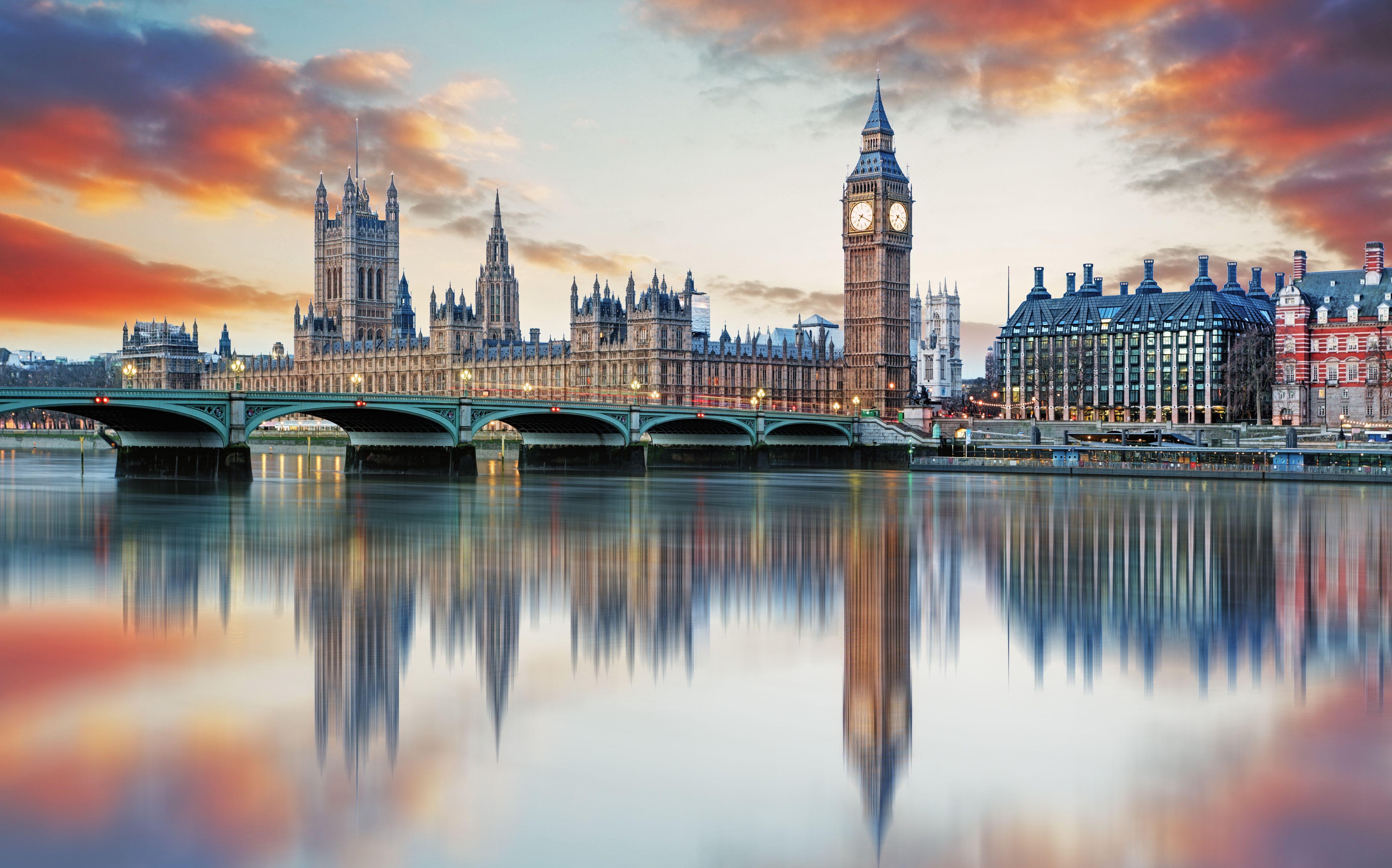 Houses of Parliament 5k Retina Ultra HD Wallpaper. Background Image
