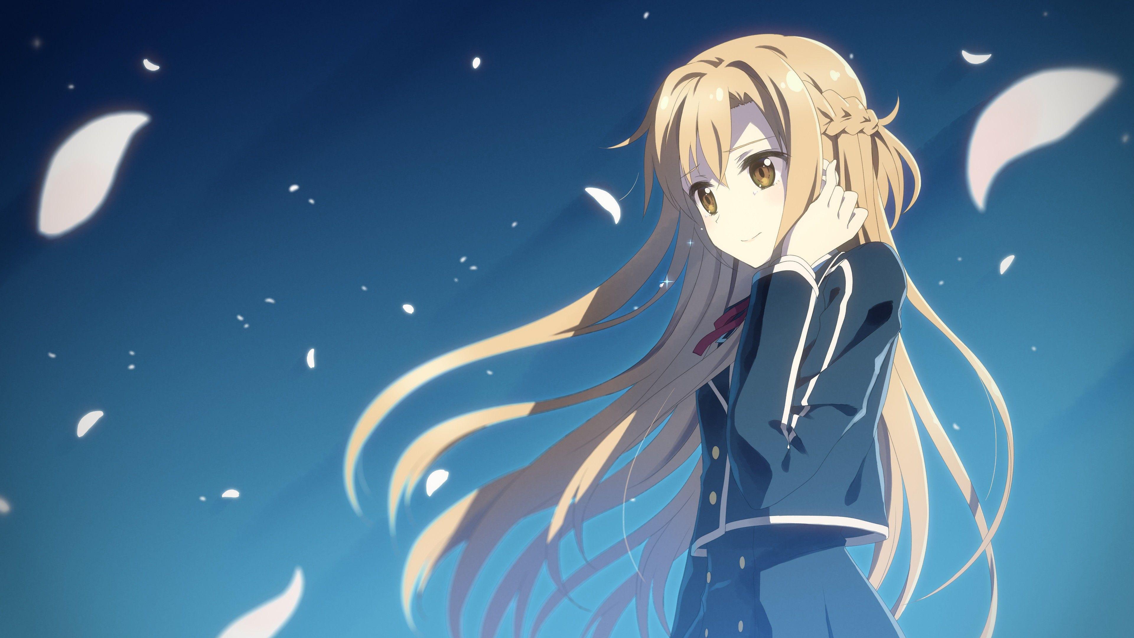 Wallpaper game, anime, asian, manga, animated film, japanese, Yuuki Asuna,  Sword Art Online for mobile and desktop, section сёнэн, resolution  1920x1080 - download