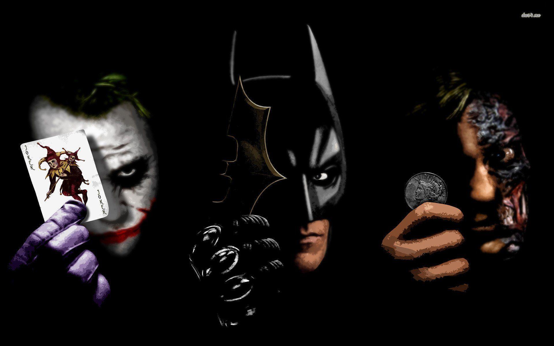 Joker Batman And Two Face Wallpaper