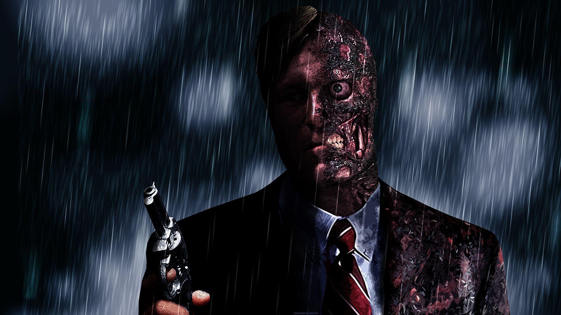 Batman Aaron Eckhart Two Face Harvey Dent #QgMg