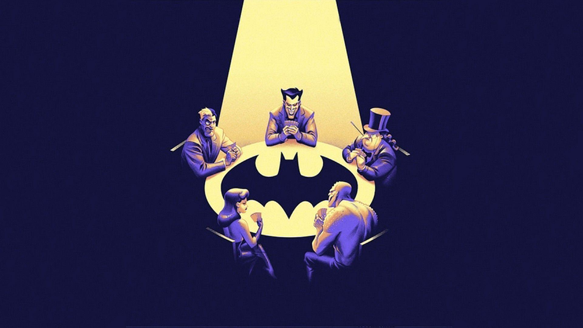 Batman, Batman The Animated Series, Joker, Two Face, Poison Ivy