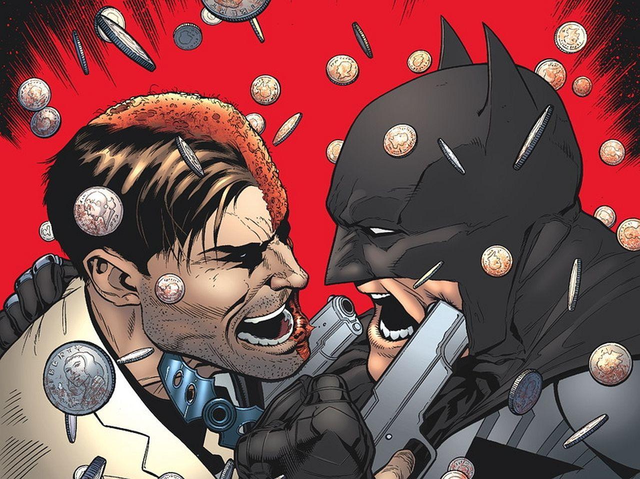 batman vs superman: Batman Vs Two Face Image