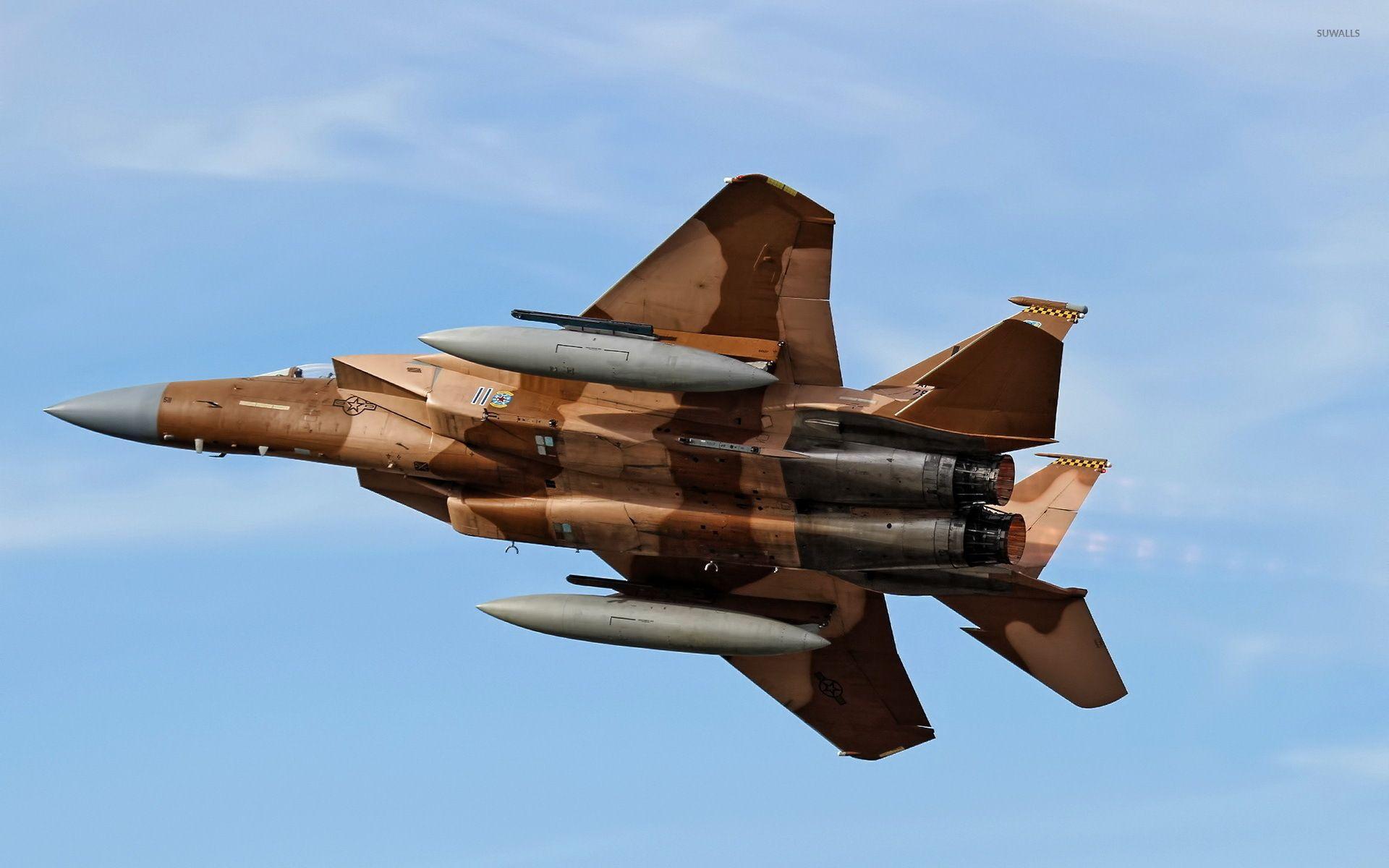 View From Under Of A McDonnell Douglas F 15 Eagle Wallpaper