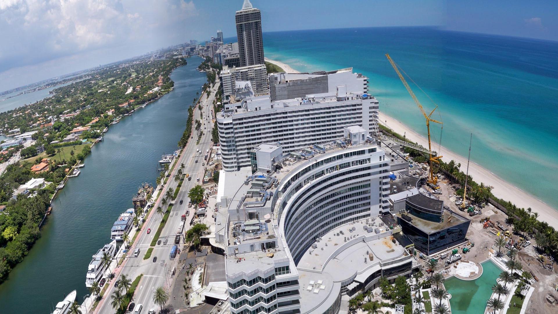 Miami Beaches Hotels Skyline Pics Wallpaper