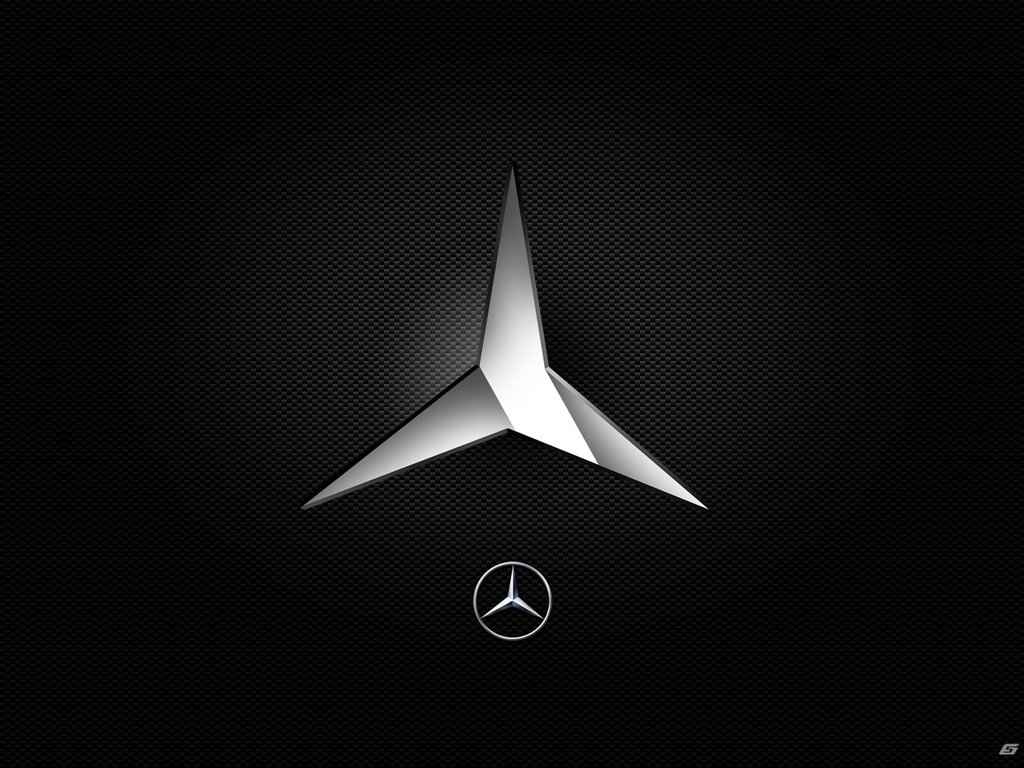 A mercedes logo on a black background photo  Free Symbol Image on Unsplash