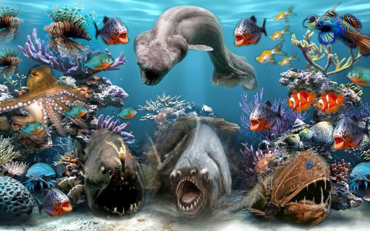 ocean animals wallpaper