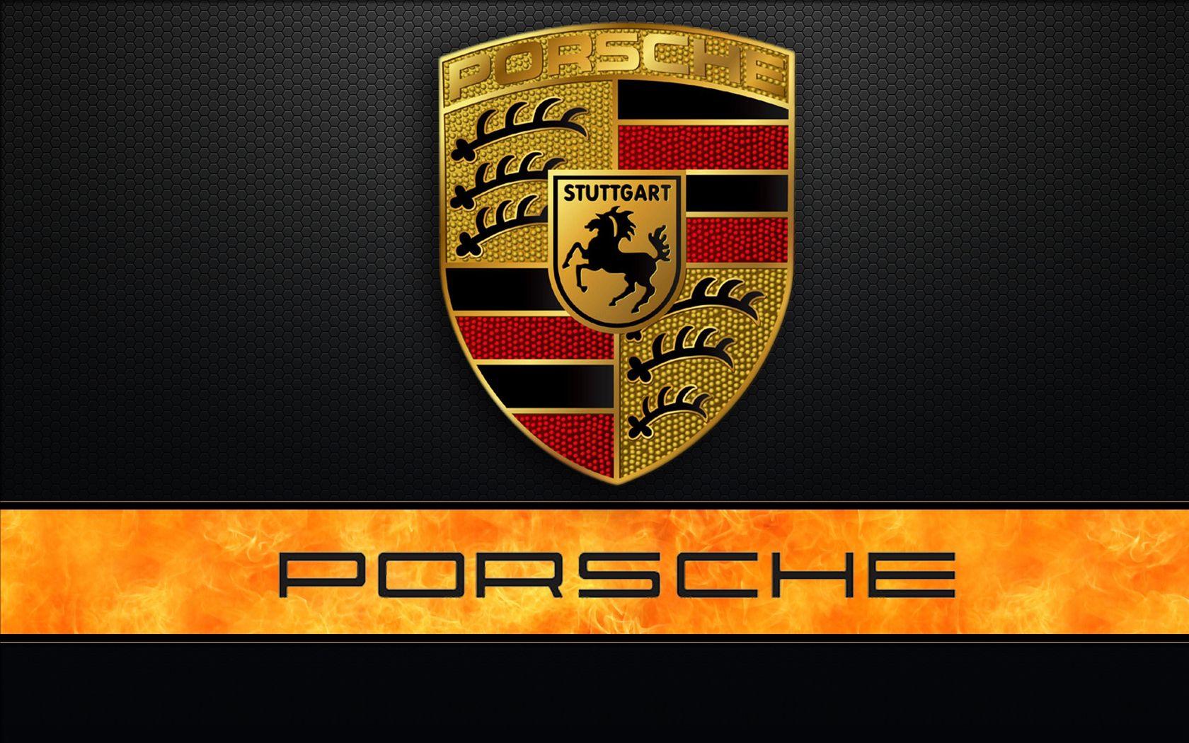 porsche logo wallpaper hd