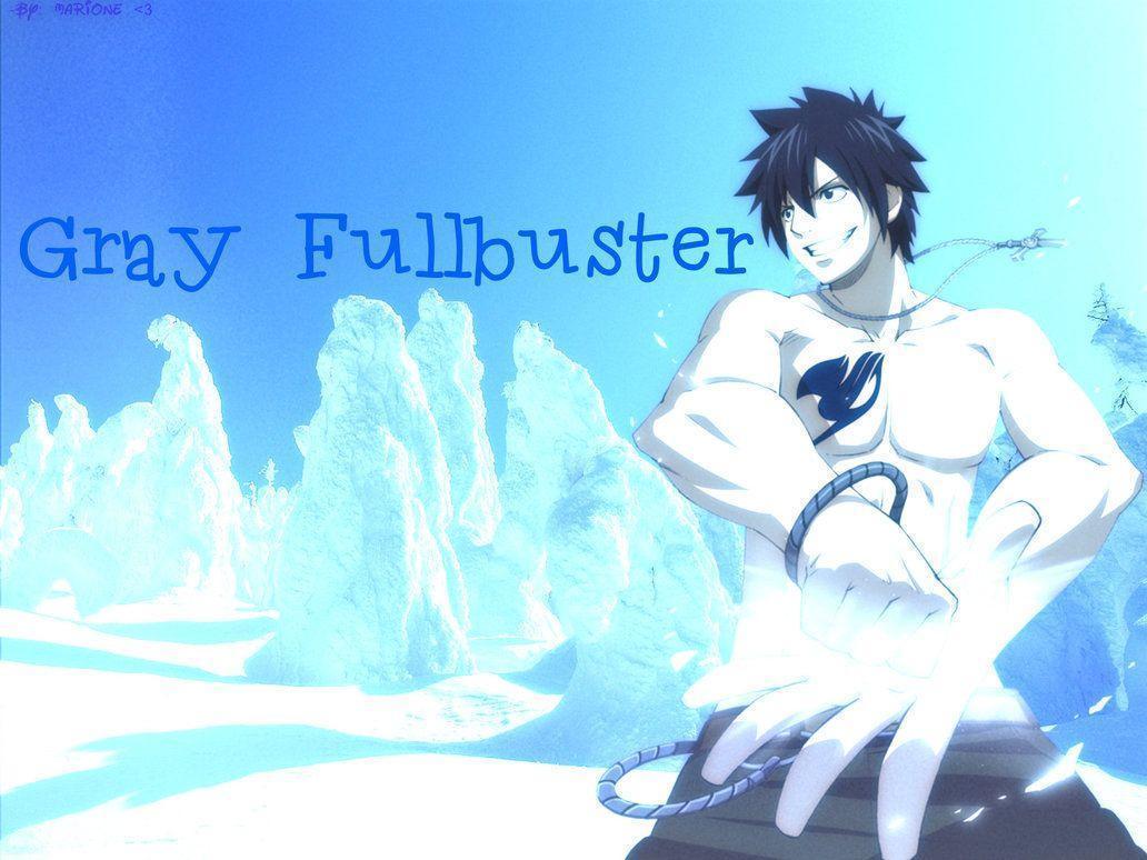 Gray Fullbuster FT Wallpaper (with A Banner) By Mari Chan119