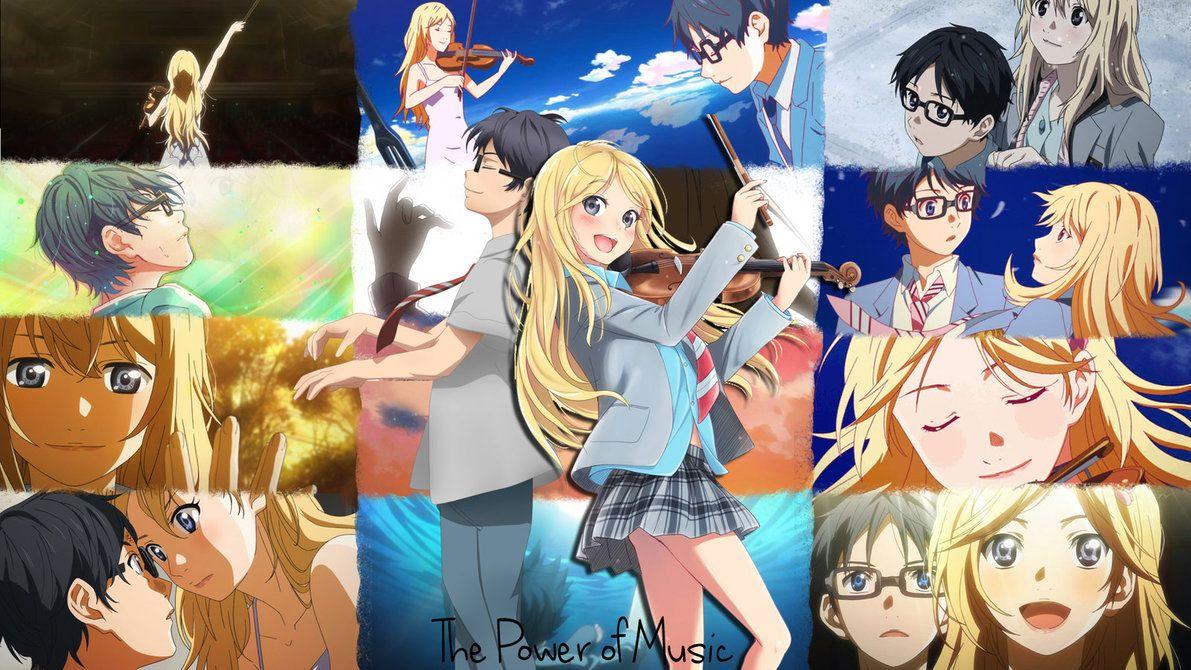 The Power of Music] Your Lie in April [Wallpaper]