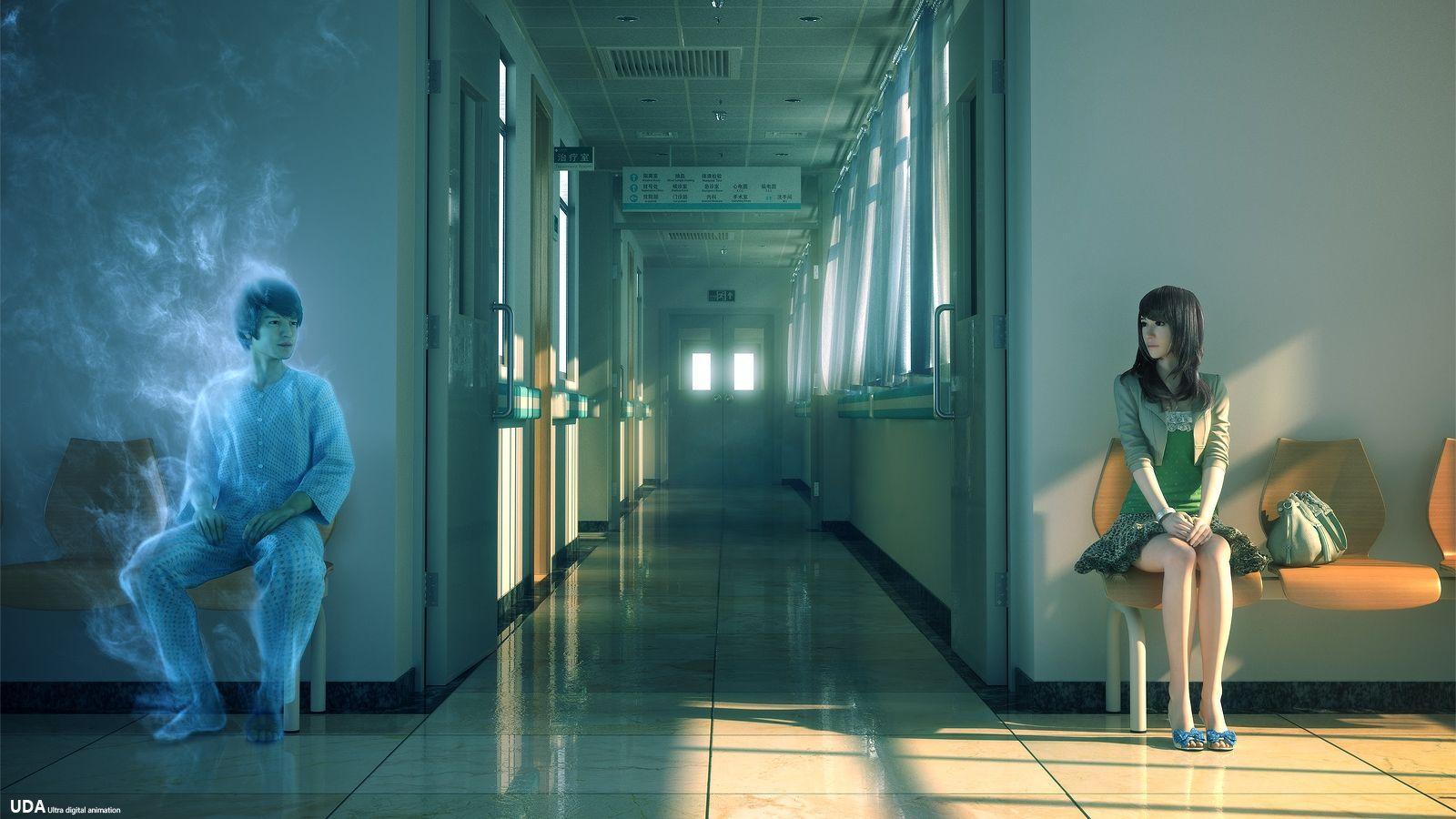 High Resolution Ghost in The Hospital Wallpaper Full Size