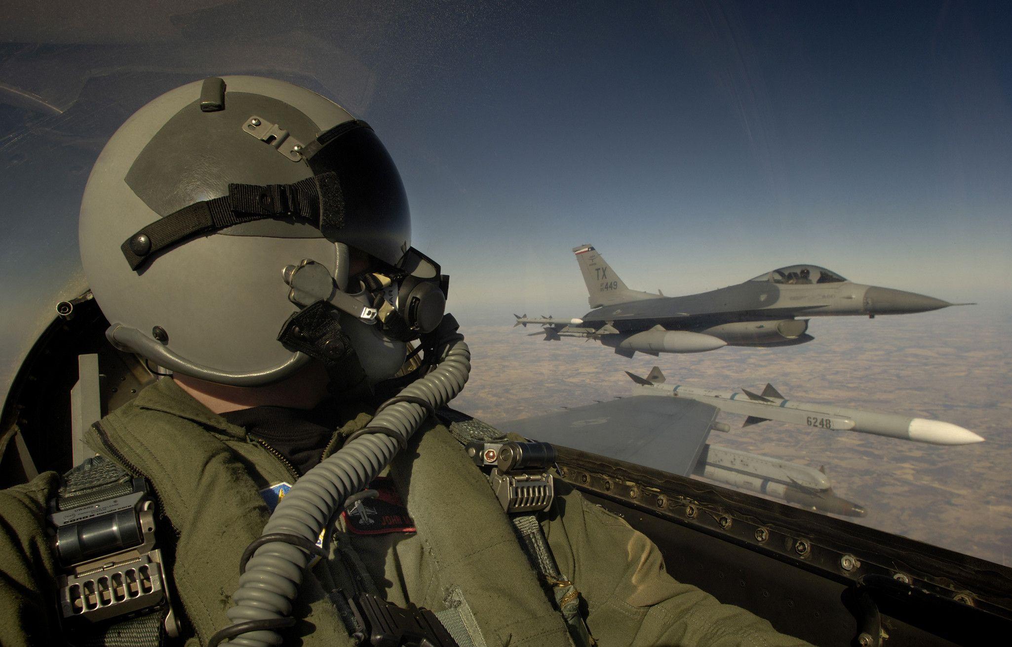 F 16 Pilot Wallpaper, Download Free HD Wallpaper