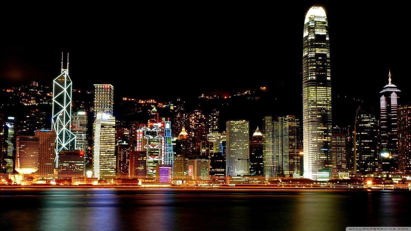 Hong Kong City HD desktop wallpaper, High Definition, Fullscreen