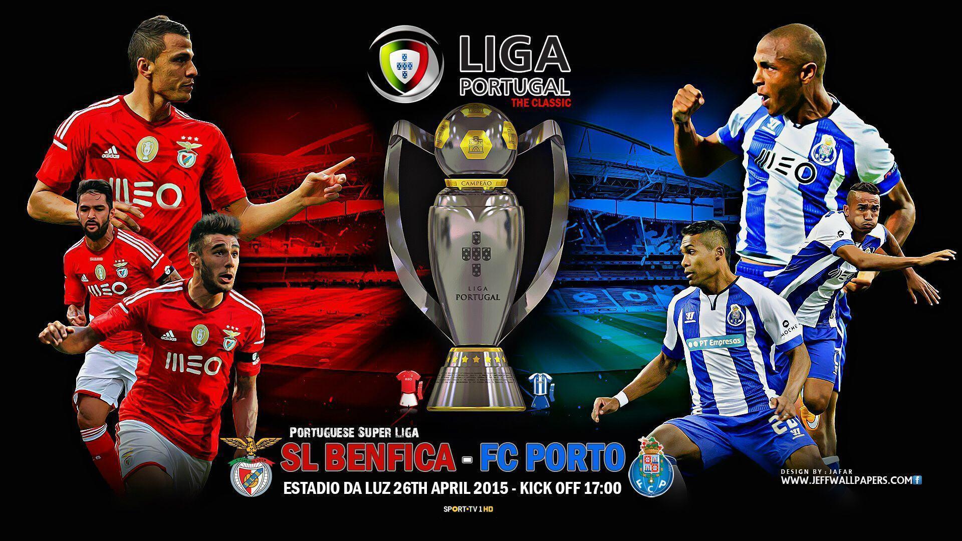 SL Benfica vs FC Porto 2015 Liga Portugal HD Wallpaper free