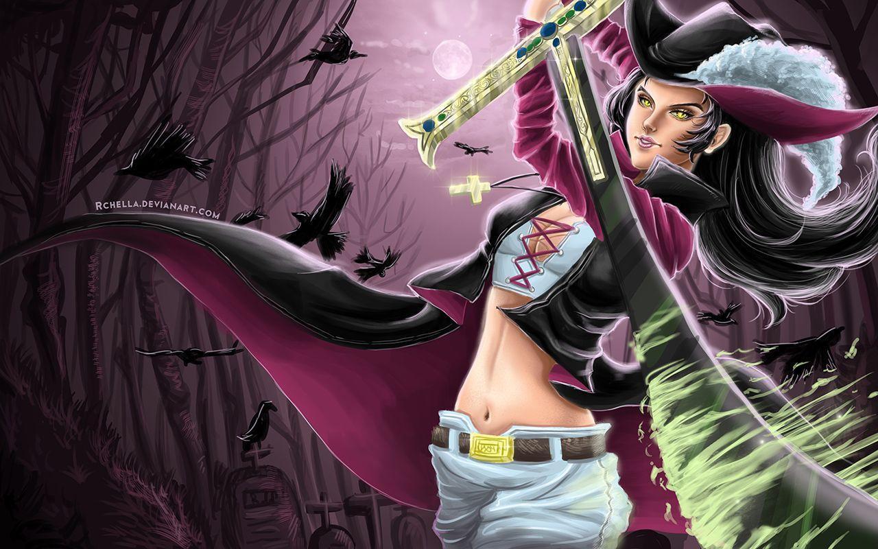 Mihawk Sword One Piece Anime 4K Wallpaper 6791