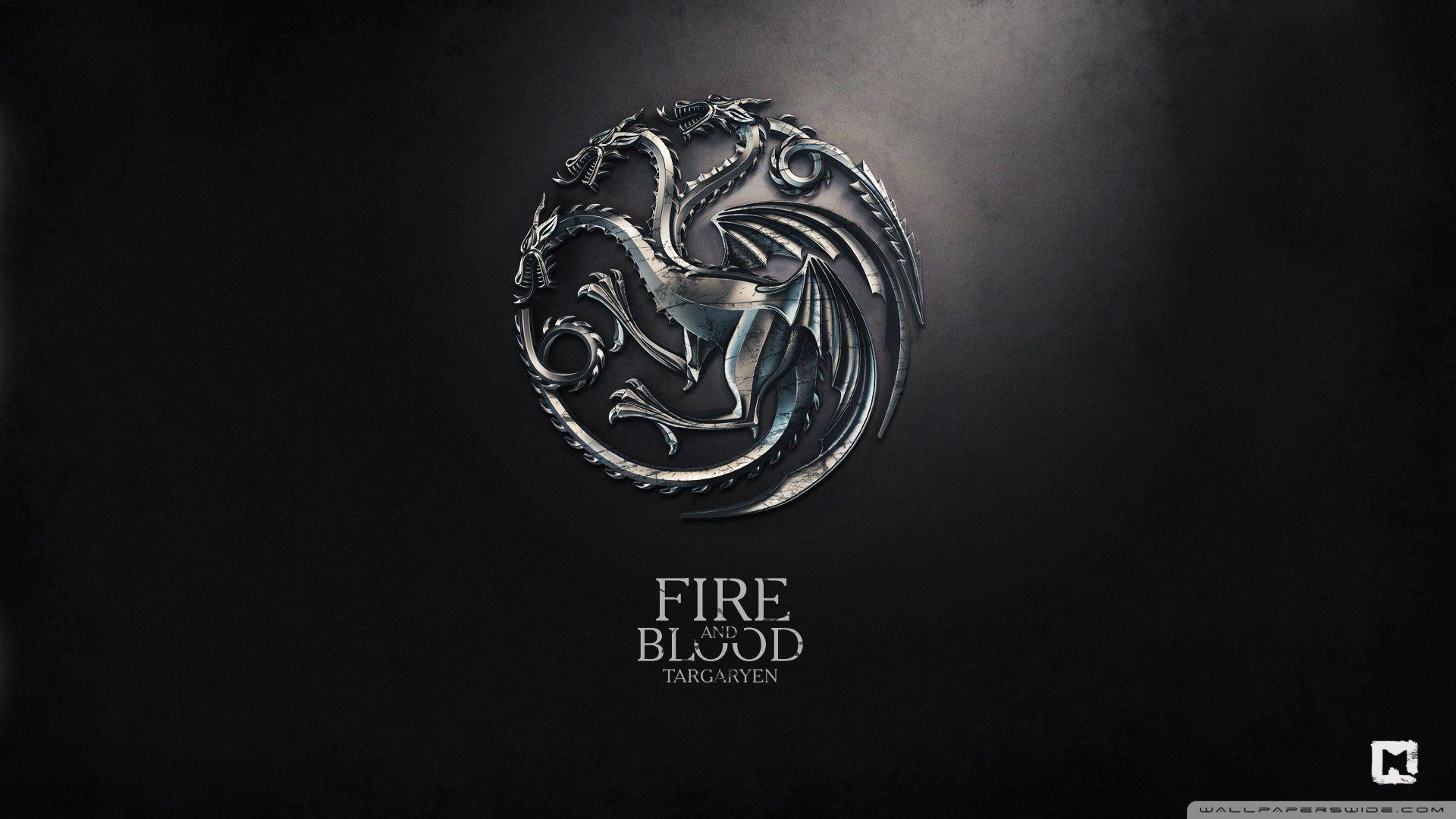 Game of Thrones Fire and Blood Targaryen HD desktop wallpaper