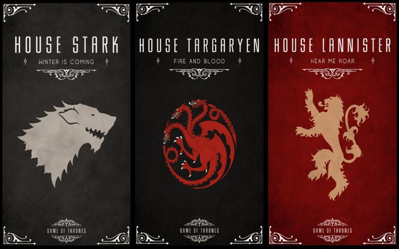 Wallpaper Game Of Thrones Houses Tv Series House Lannister Stark