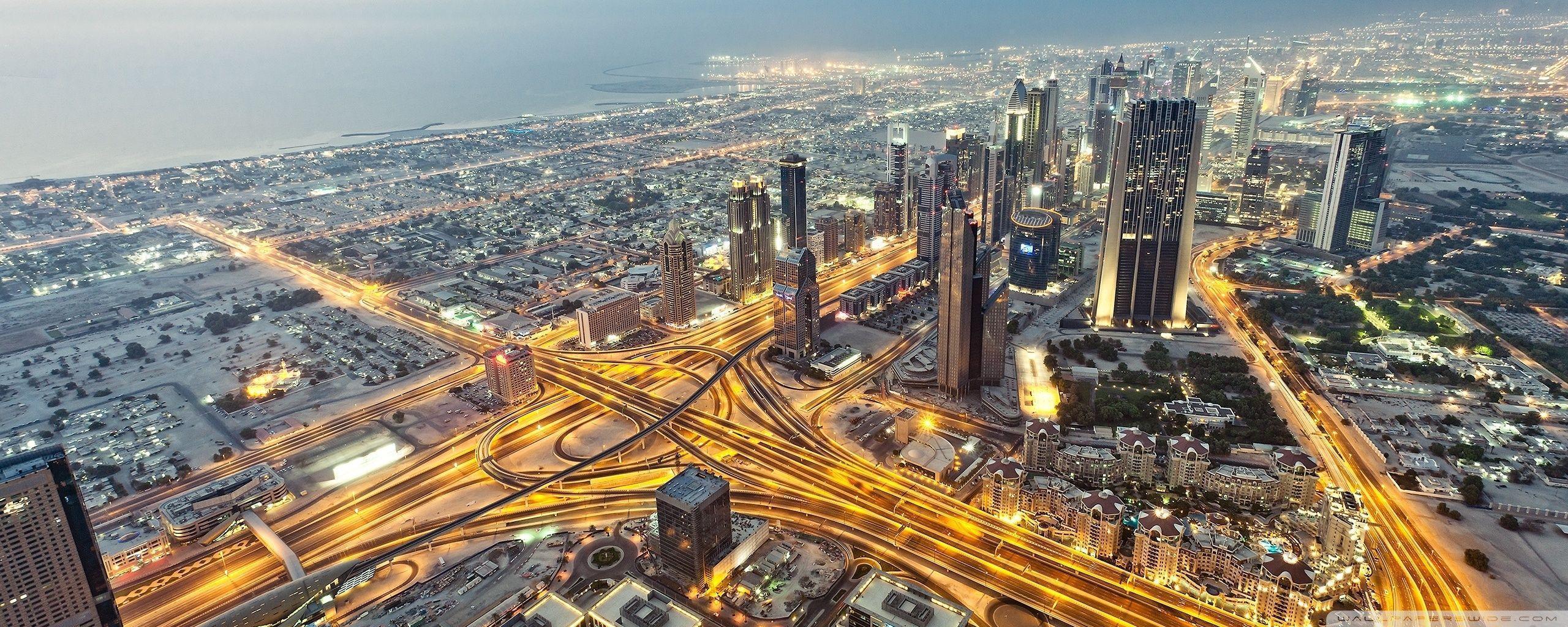 View From Burj Khalifa Dubai HD desktop wallpaper, Widescreen
