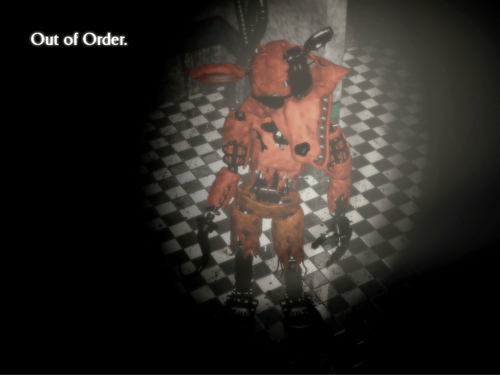 FNAF2: Withered Foxy Wallpaper