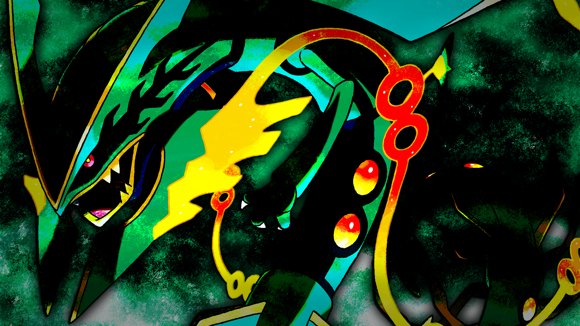 Mega Rayquaza HD Wallpaper