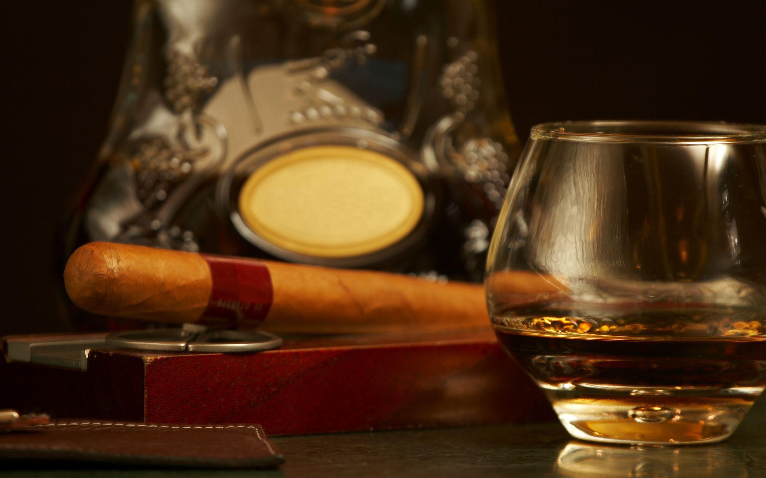 Cigar And Whiskey Drink Desktop PC HD Wallpaper Picture HD