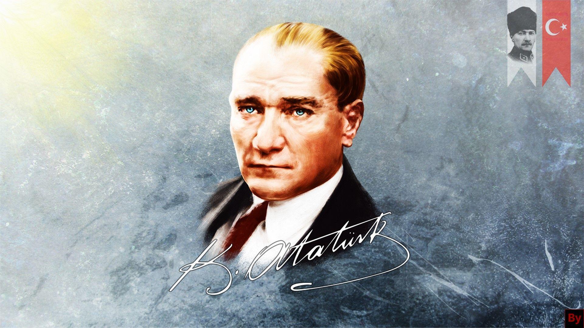 Atatürk ve Türk Bayrağı Resimleri. Türk Bayrakları