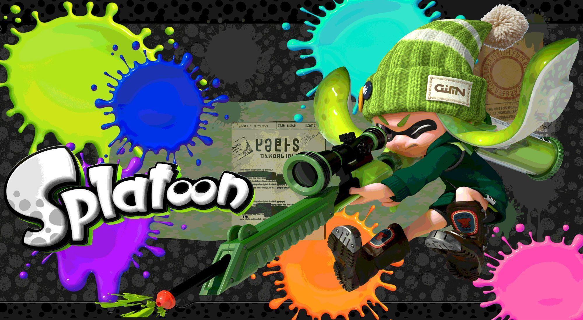 Inkling Splatoon Squid Wallpaper