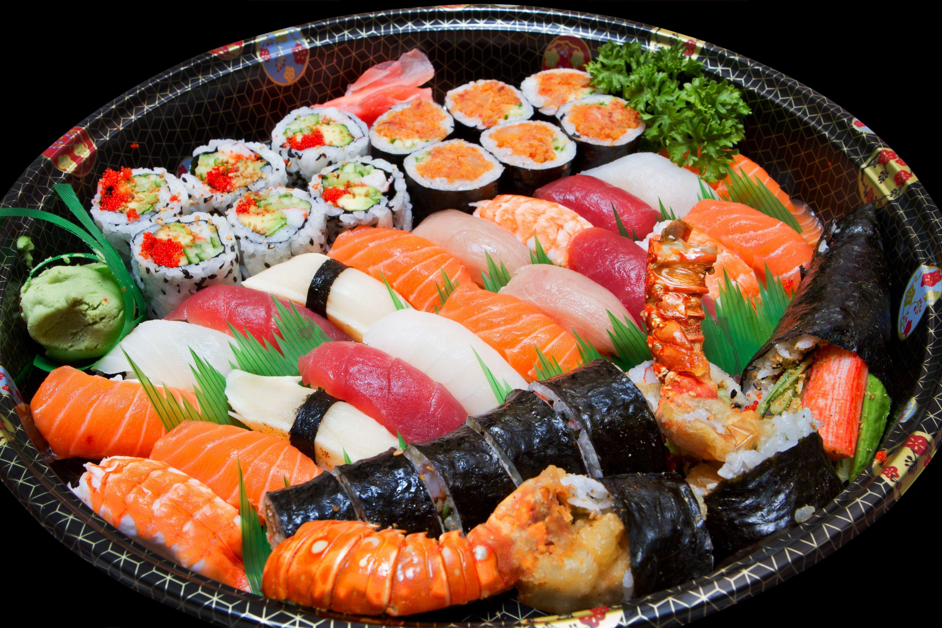 Sushi Wallpaper Full HD, Foods Wallpaper
