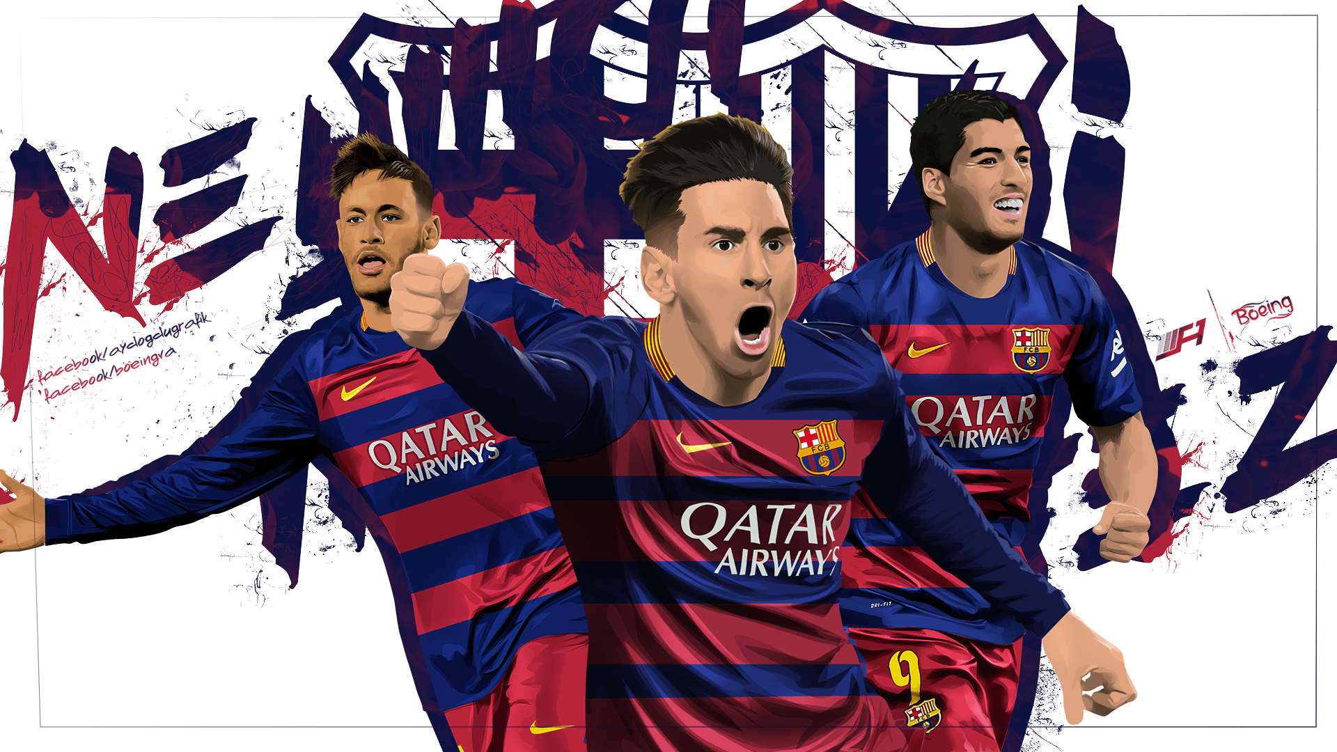 Messi Suarez Neymar Wallpaper