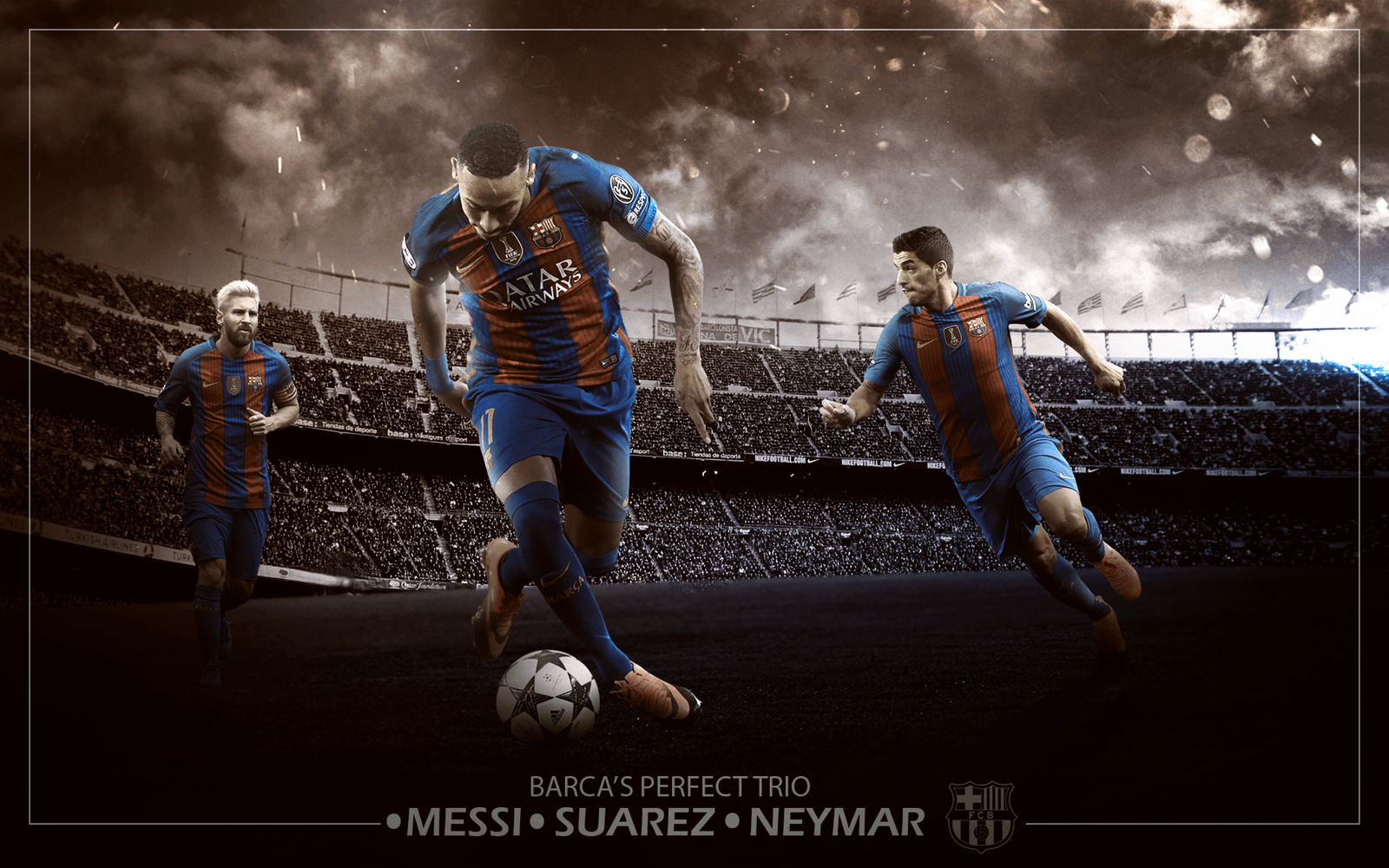 Messi Suarez Neymar Wallpaper (MSN)