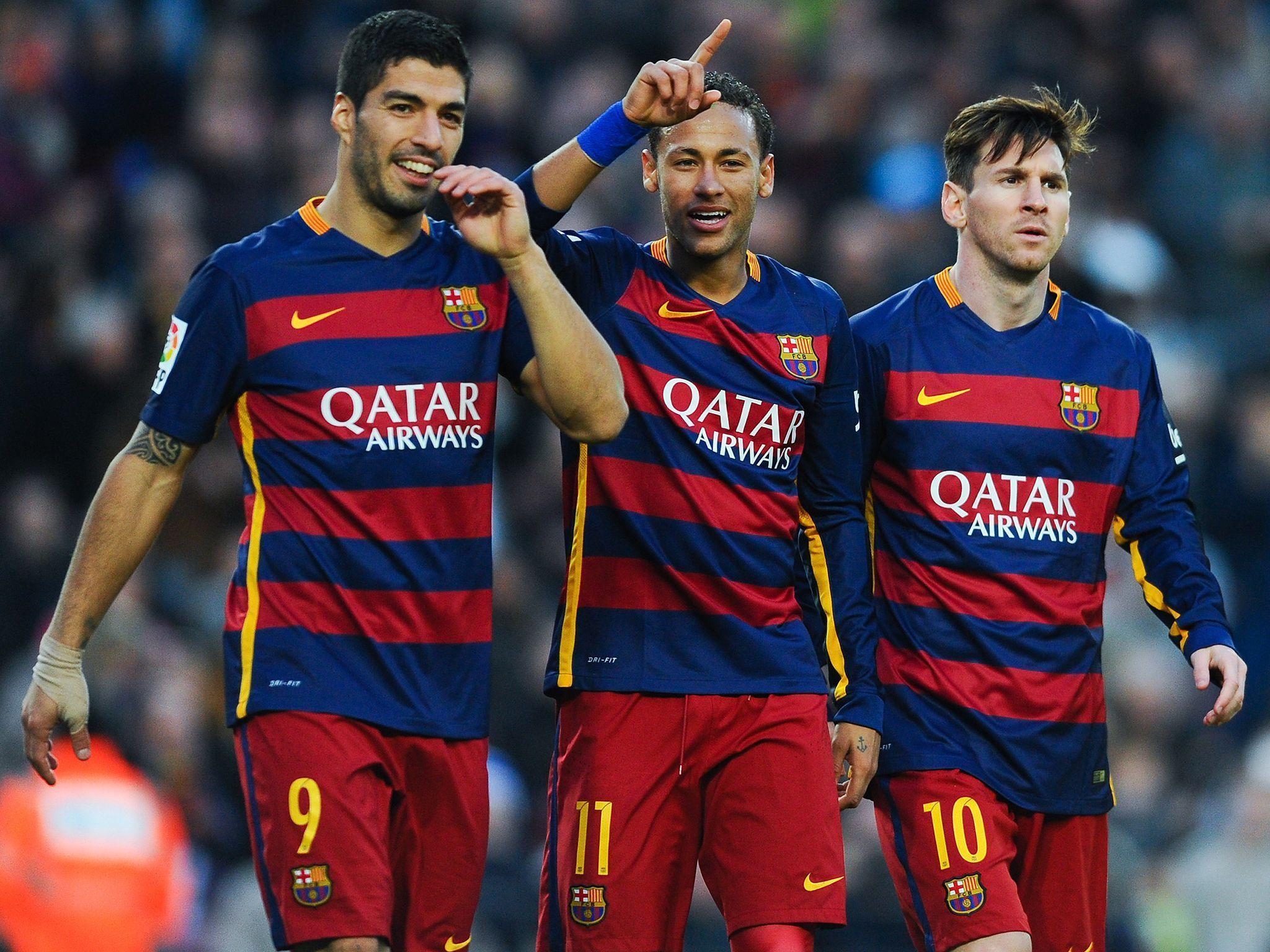 Lionel Messi, Luis Suarez and Neymar snubbed