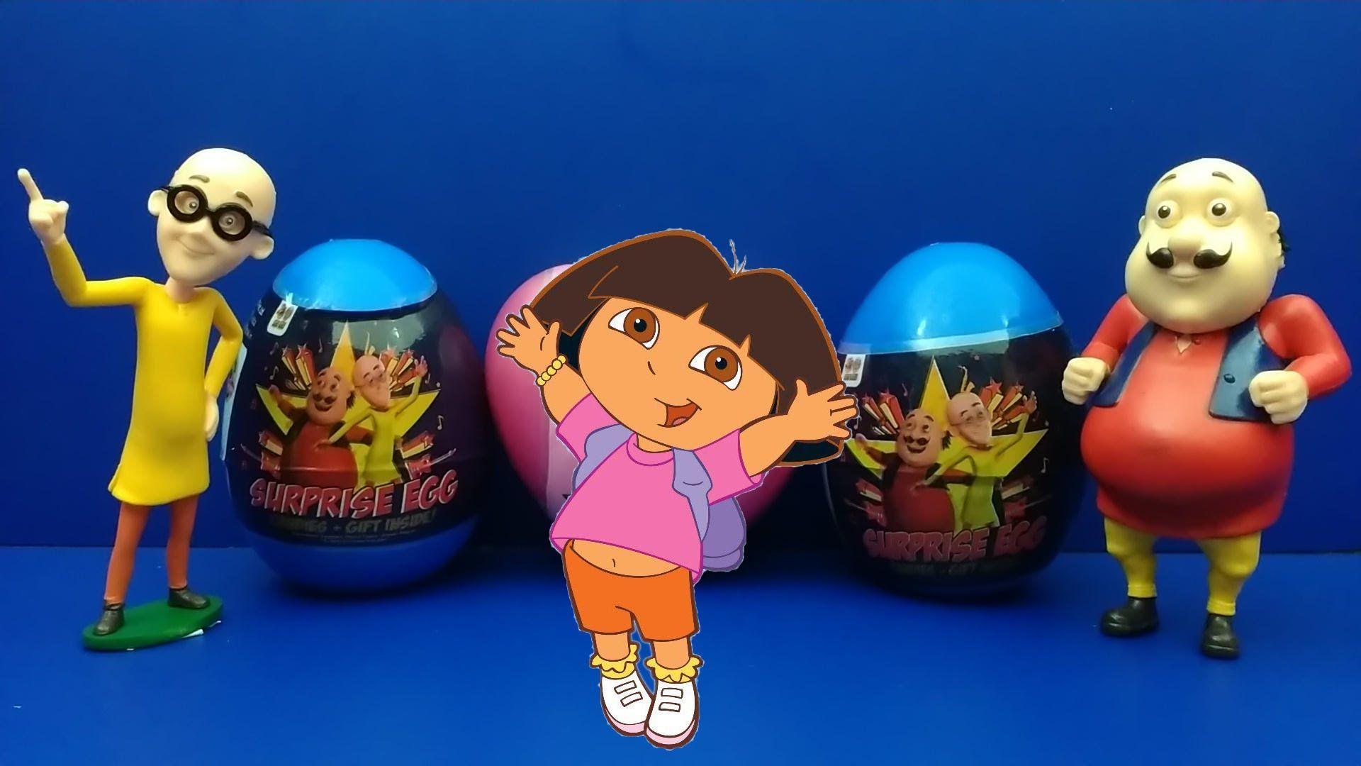 Motu Patlu and Dora The Explorer DORA BUJI Surprise Eggs. ToyBaaz