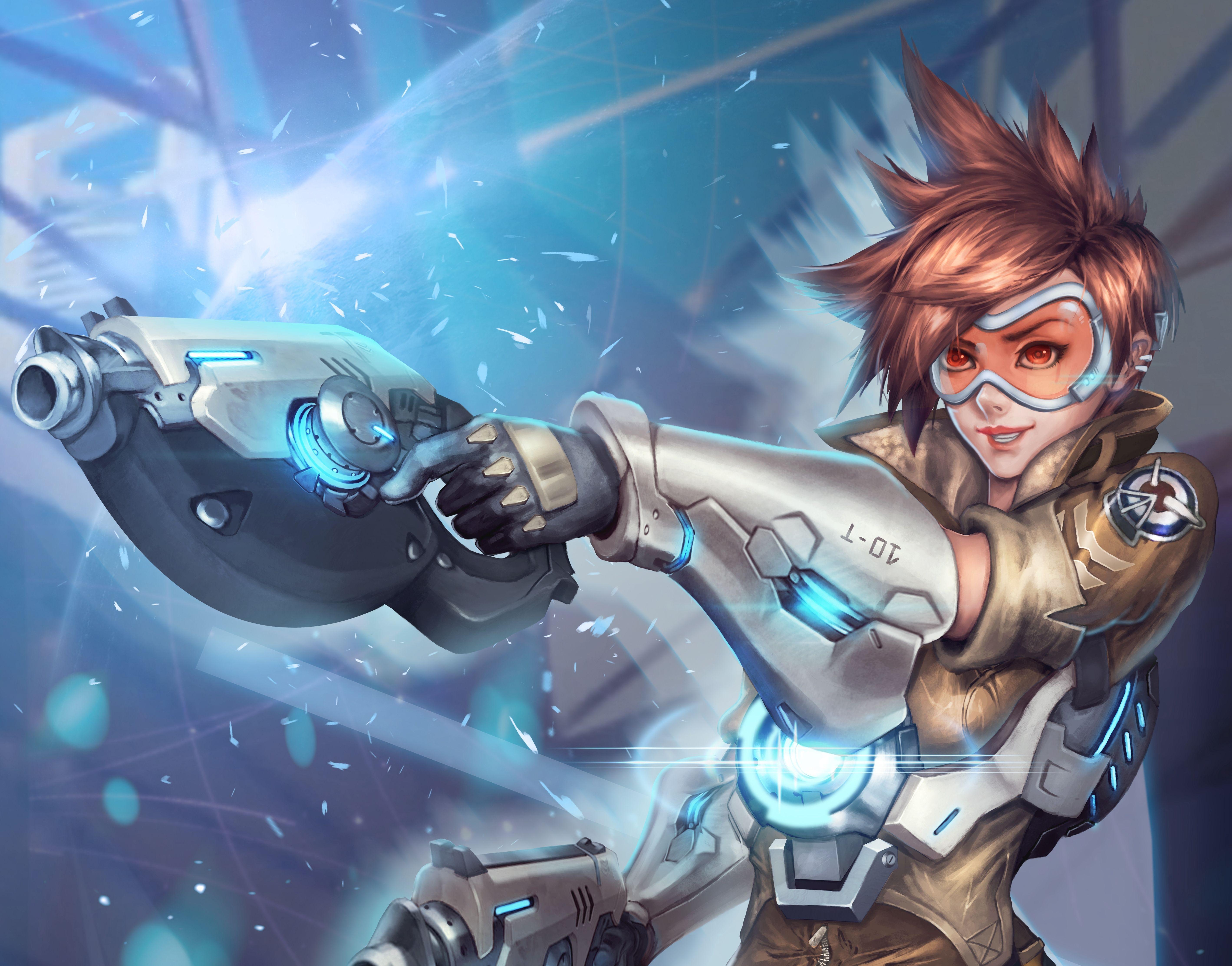 Tracer (Overwatch) HD Wallpaper