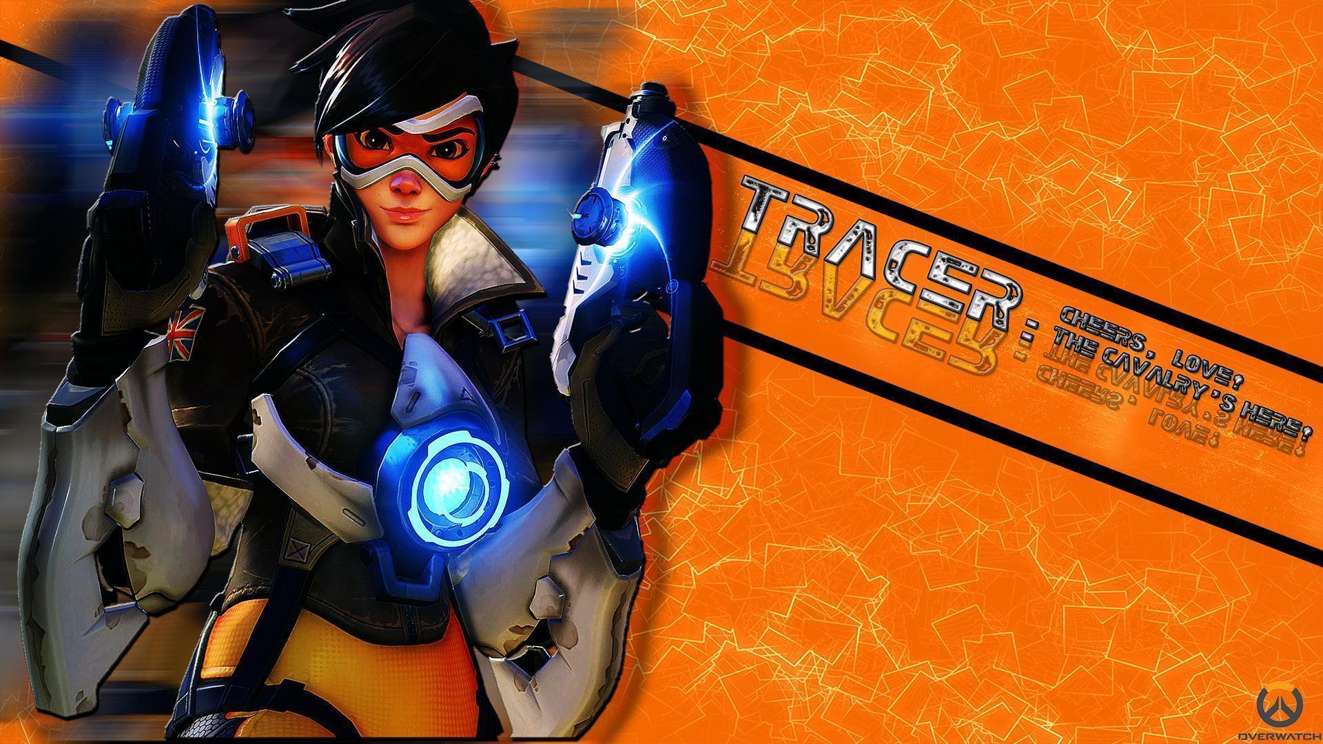 Tracer Overwatch Wallpaper Overwatch Girls HD Wallpaper