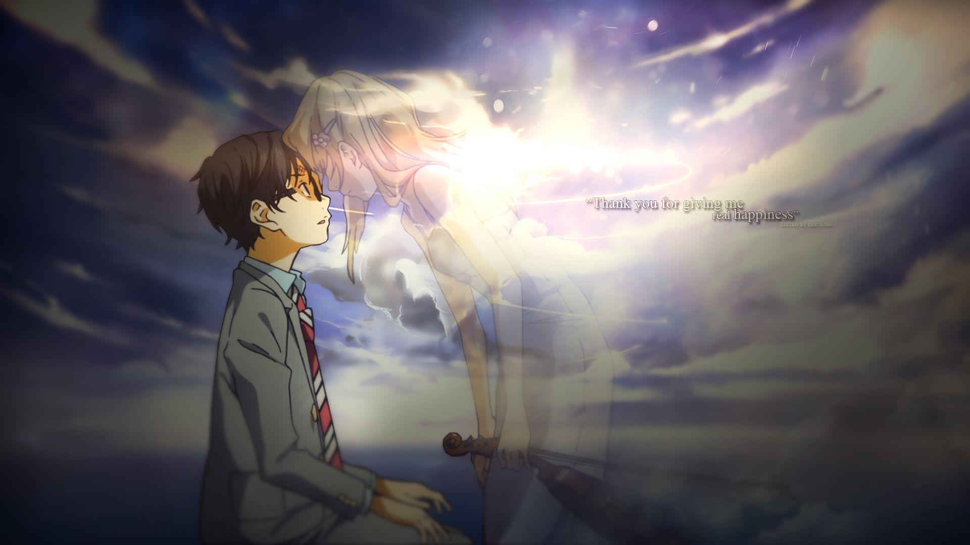 YOU'RE PRETTY GOOD  Your lie in april, Anime ost, Mystic wallpaper