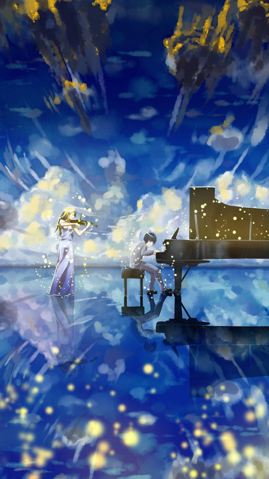 Resultado de imagem para shigatsu wa kimi no uso wallpapers