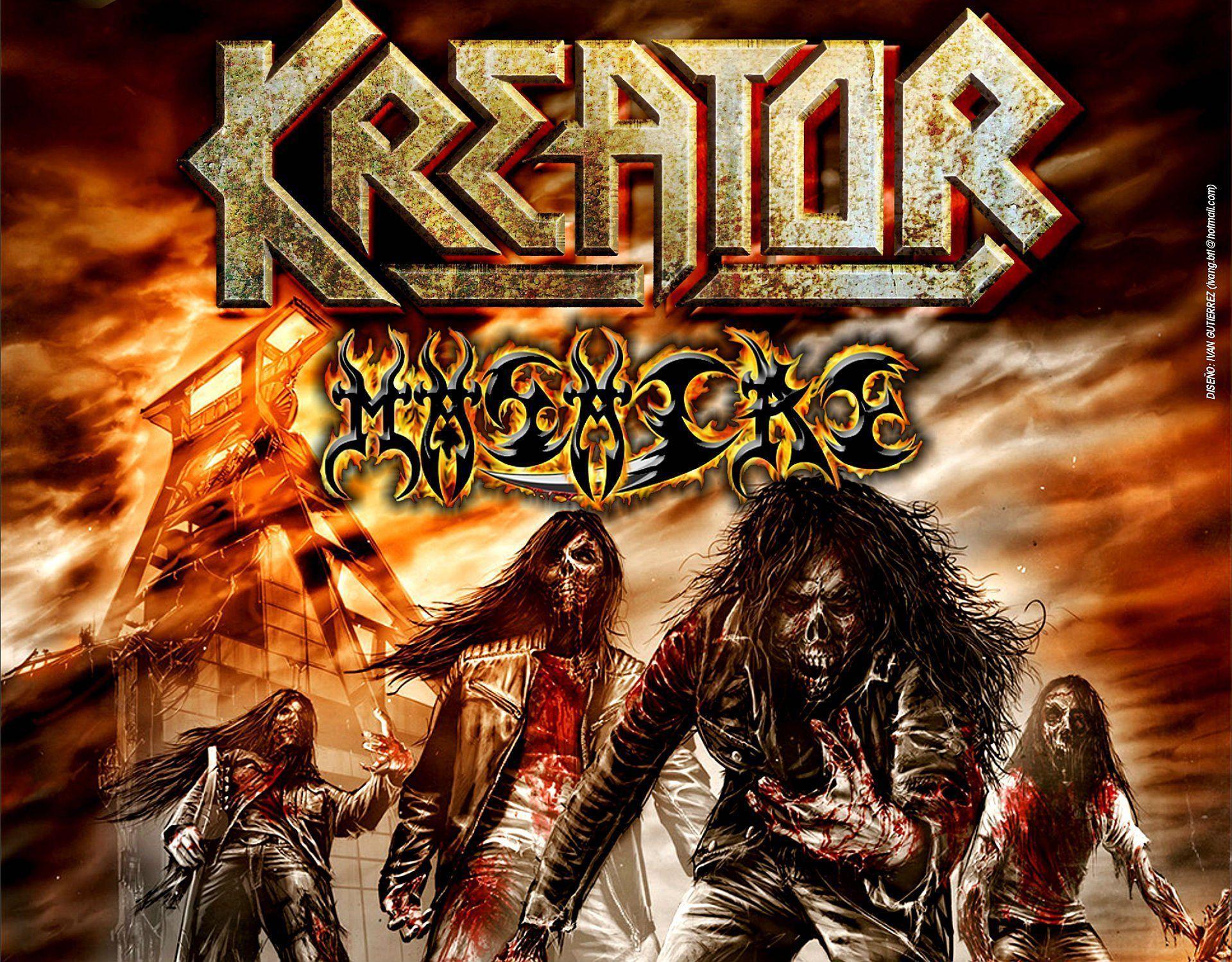 KREATOR thrash metal heavy rock dark evil poster zombie skull