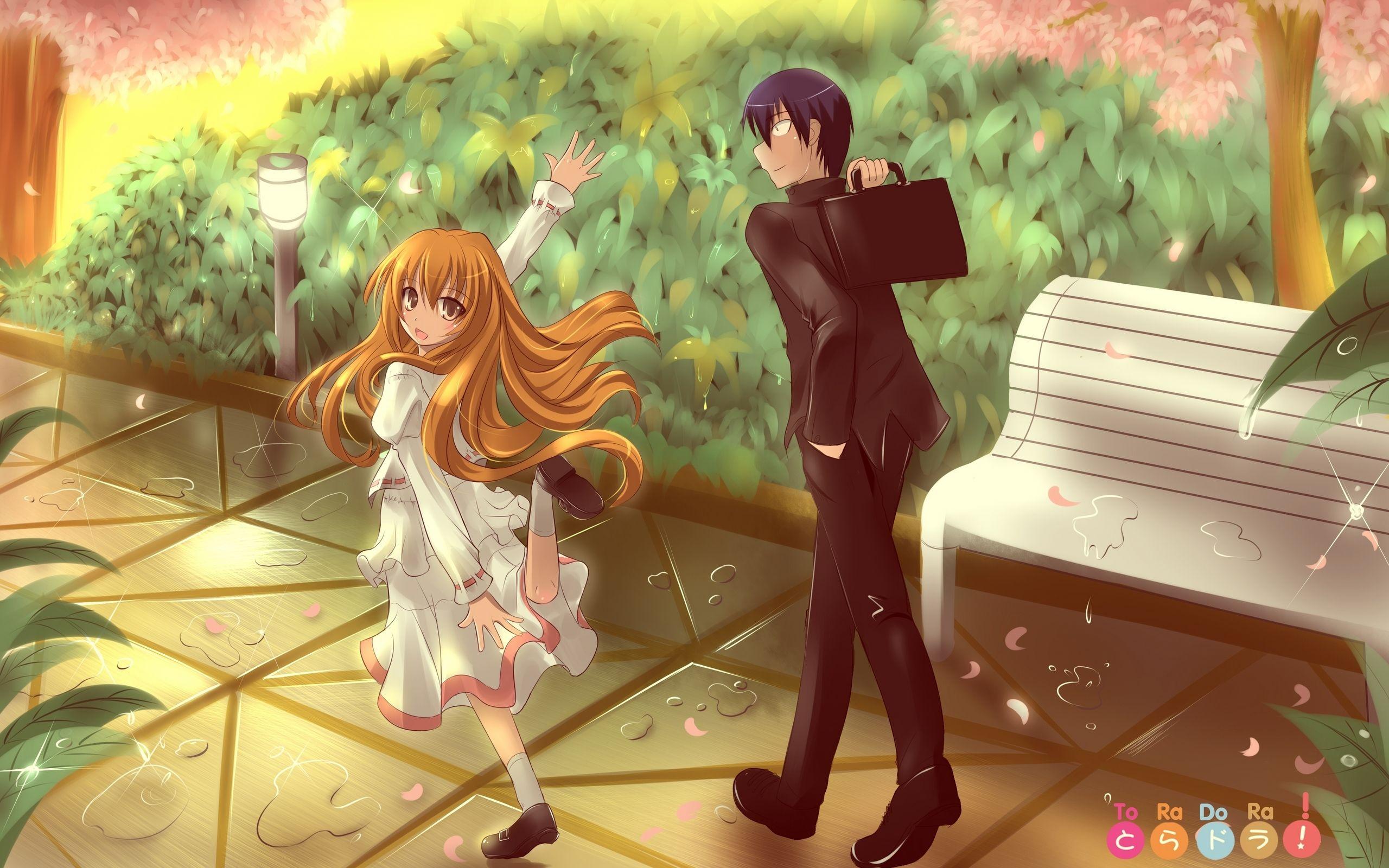 Illustration of ToraDora Anime HD wallpaper