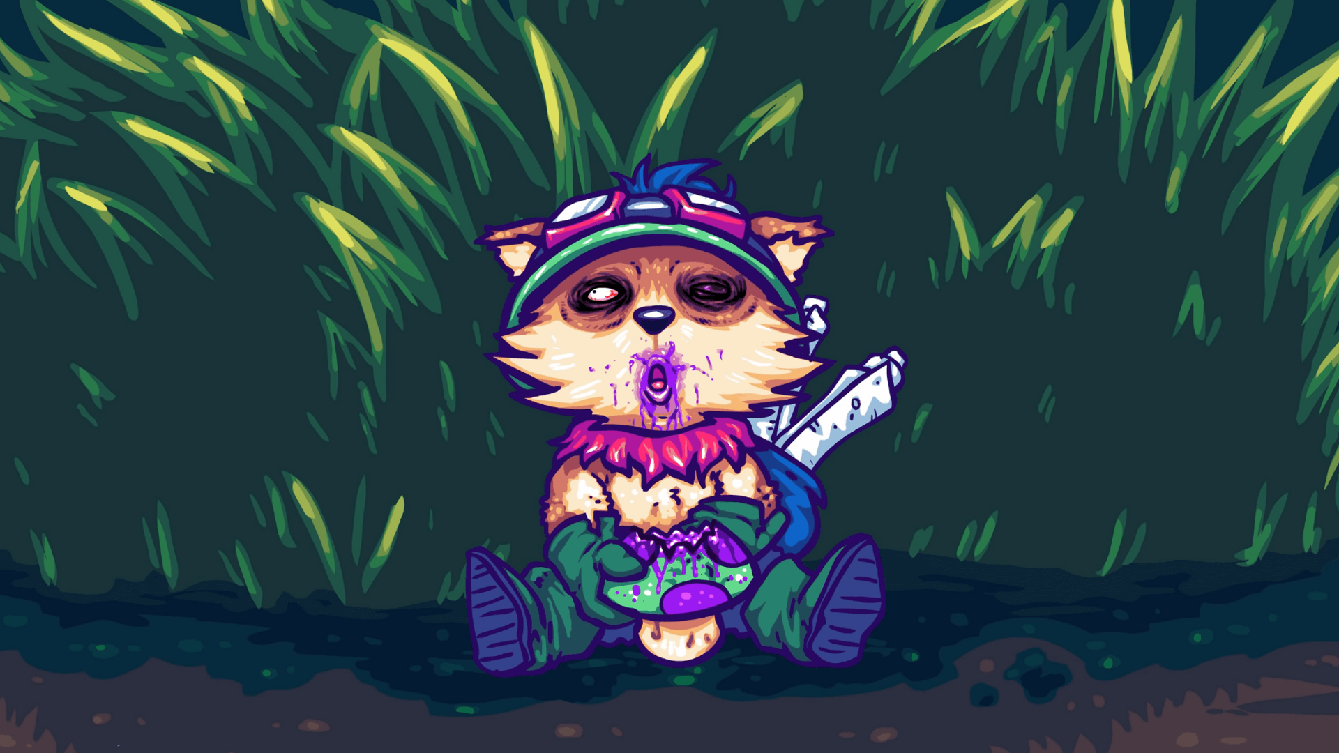 league of legends humor cartoon teemo Wallpaper HD / Desktop