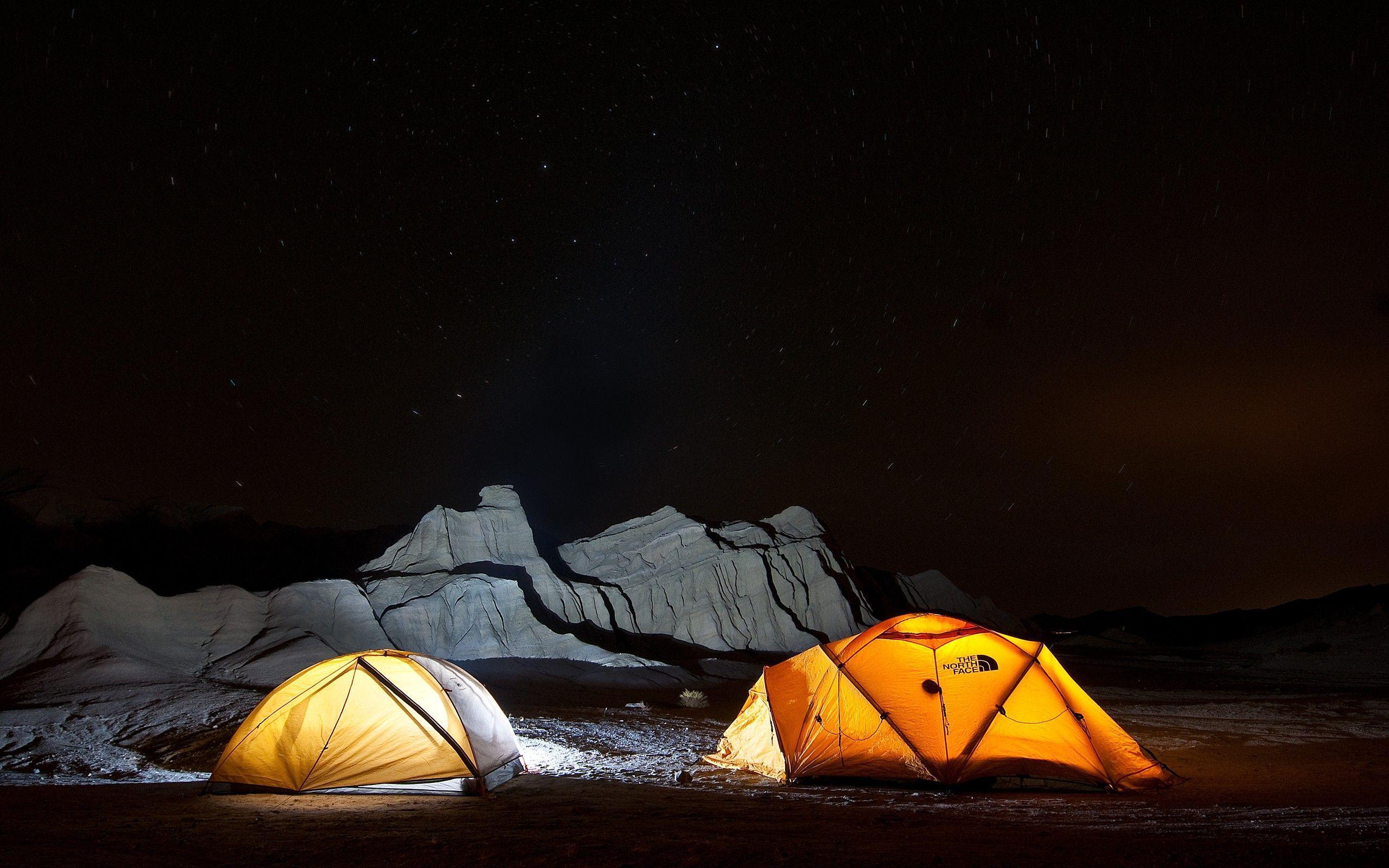 Mountain Camping Wallpaper HD